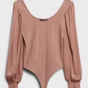 Banana Republic pink Mauve Bodysuit Top